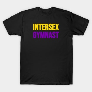 INTERSEX GYMNAST (Yellow, Purple) T-Shirt